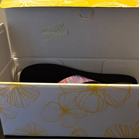 Yellow Box Multicolor Flip Flops - Picture 5 of 6